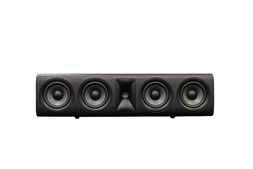 JBL - Studio 665C Quad 5.25" 2.5-Way Compression Driver Center Channel Loud Speaker (Each) - Dark Wood