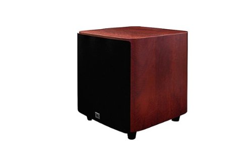 JBL - Studio 650P 10" 500W Subwoofer - Wood