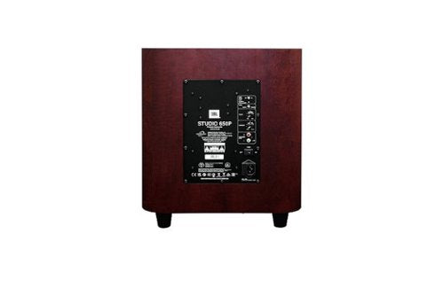 JBL - Studio 650P 10" 500W Subwoofer - Wood