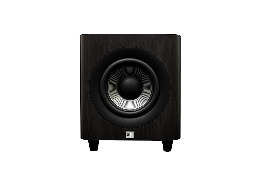 JBL - Studio 650P 10" 1000W Subwoofer - Dark Wood
