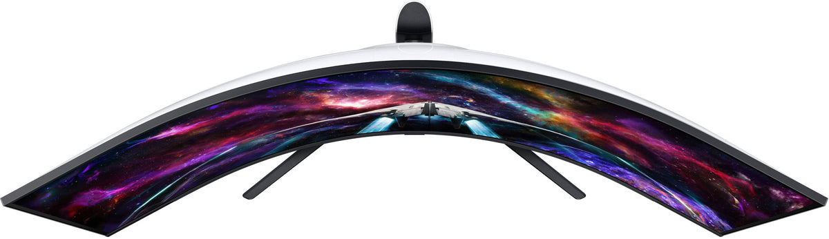 Samsung - 57" Odyssey Neo G9 Dual 4K UHD Quantum Mini-LED 240Hz 1ms HDR 1000 Curved Gaming Monitor (HDMI 2.1, DP 2.1, USB 3.0) - Black