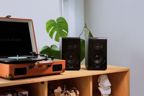 Edifier - R33BT 10W Bluetooth Bookshelf Speakers (Pair) - Black