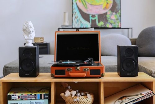 Edifier - R33BT 10W Bluetooth Bookshelf Speakers (Pair) - Black