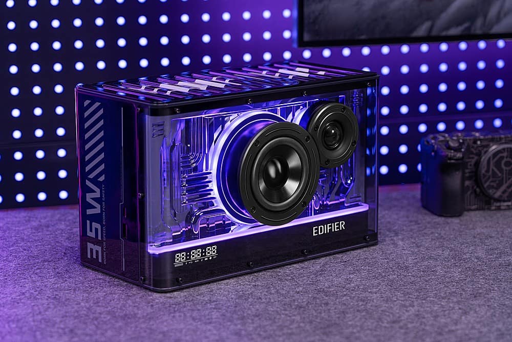 Edifier - QD35 40W Bluetooth Speaker with 35W GaN Charger (Each) - Multi
