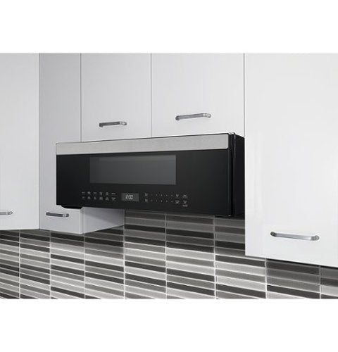 GE Profile - 1.2 Cu. Ft. Over-The-Range Microwave with Sensor Cooking and Low Profile Design - Stainless Steel