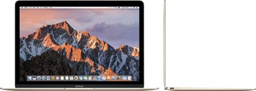 Apple - Geek Squad Certified Refurbished MacBook - 12" Display - Intel Core M - 8GB Memory - 256GB Flash Storage - Gold