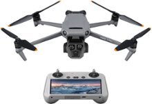 DJI - Geek Squad Certified Refurbished Mavic 3 Pro Drone and RC Remote Control with Built-in Screen - Gray