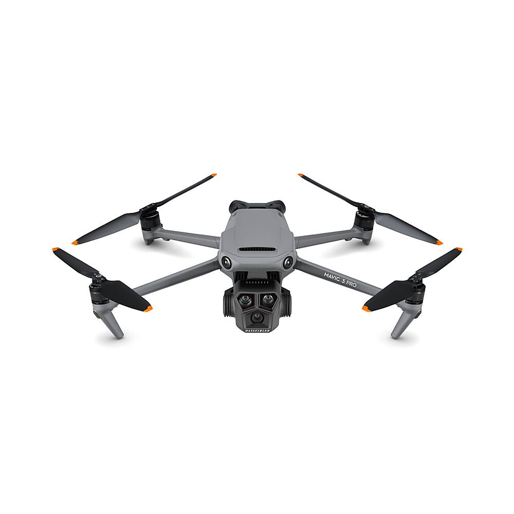 DJI - Geek Squad Certified Refurbished Mavic 3 Pro Drone and RC Remote Control with Built-in Screen - Gray