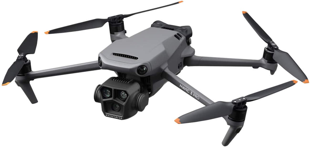 DJI - Geek Squad Certified Refurbished Mavic 3 Pro Drone and RC Remote Control with Built-in Screen - Gray