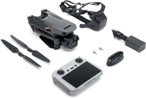 DJI - Geek Squad Certified Refurbished Mavic 3 Pro Drone and RC Remote Control with Built-in Screen - Gray