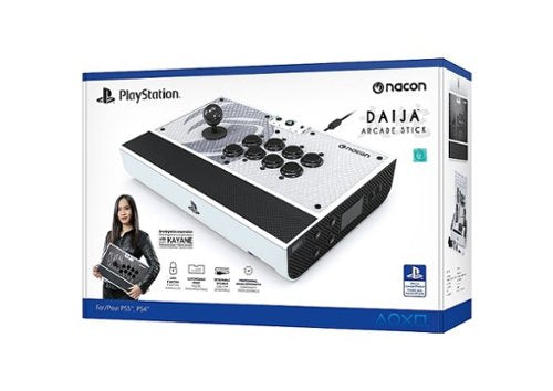 Nacon - Daija Arcade Stick for PlayStation and PC - White