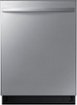Samsung - 24" AutoRelease Dry Built-In Hybrid Stainless Steel Tub Dishwasher with 3rd Rack, Fingerprint Resistant, 51 dBA - Stainless Steel