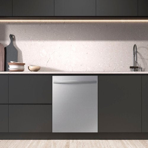 Samsung - 24" AutoRelease Dry Built-In Hybrid Stainless Steel Tub Dishwasher with 3rd Rack, Fingerprint Resistant, 51 dBA - Stainless Steel