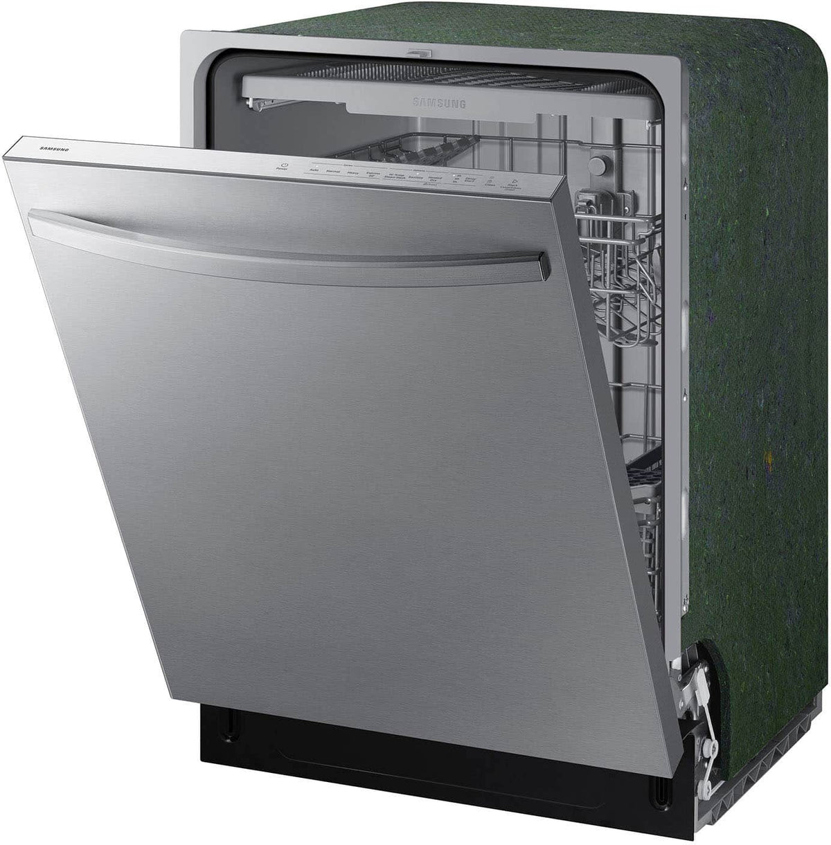 Samsung - 24" AutoRelease Dry Built-In Hybrid Stainless Steel Tub Dishwasher with 3rd Rack, Fingerprint Resistant, 51 dBA - Stainless Steel