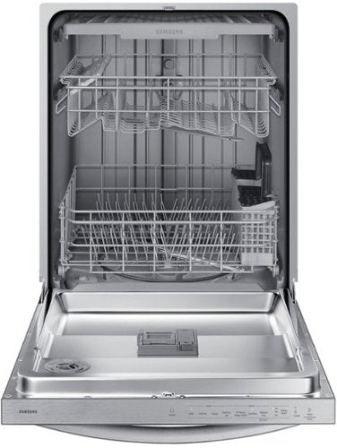 Samsung - 24" AutoRelease Dry Built-In Hybrid Stainless Steel Tub Dishwasher with 3rd Rack, Fingerprint Resistant, 51 dBA - Stainless Steel