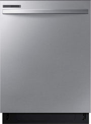 Samsung - 24” Top Control Built-In Hybrid Stainless Steel Tub Dishwasher with Height-Adjustable Rack, 53 dBA - Stainless Steel
