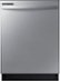 Samsung - 24” Top Control Built-In Hybrid Stainless Steel Tub Dishwasher with Height-Adjustable Rack, 53 dBA - Stainless Steel