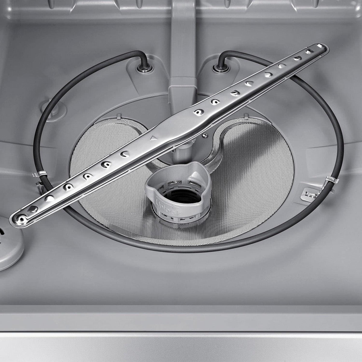 Samsung - 24” Top Control Built-In Hybrid Stainless Steel Tub Dishwasher with Height-Adjustable Rack, 53 dBA - Stainless Steel