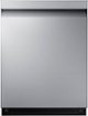 Samsung - 24" Top Control Smart Built-In Stainless Steel Tub Dishwasher with Storm Wash, 48 dBA - Stainless Steel