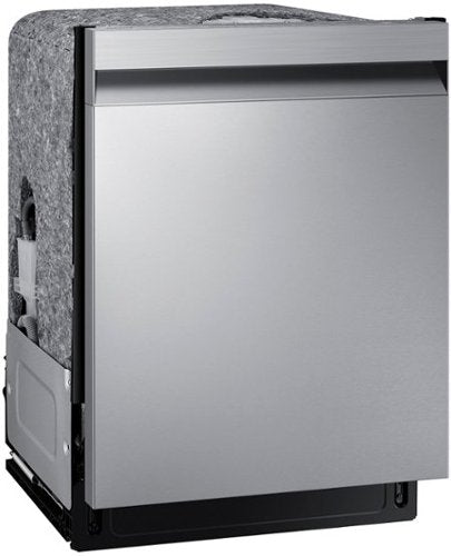 Samsung - 24" Top Control Smart Built-In Stainless Steel Tub Dishwasher with Storm Wash, 48 dBA - Stainless Steel
