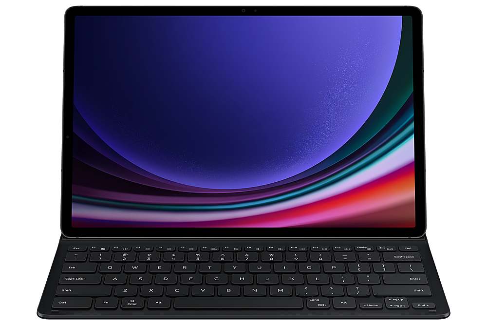 Samsung - Galaxy Tab S9/ S9 FE Book Cover Keyboard Slim - Black