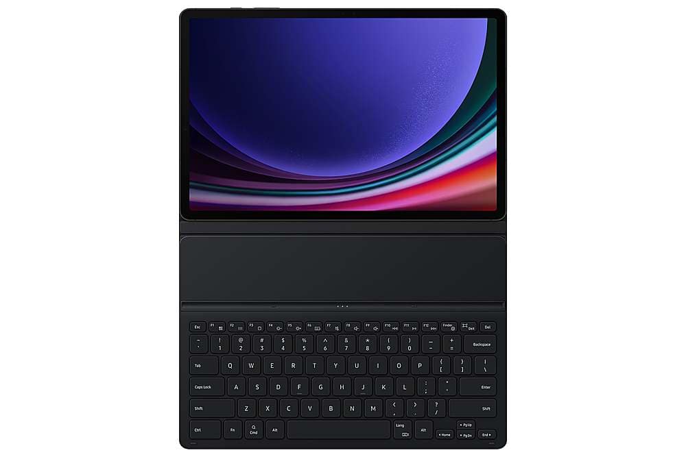 Samsung - Galaxy Tab S9/ S9 FE Book Cover Keyboard Slim - Black