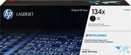 HP - 134X High Yield Toner Cartridge - Black
