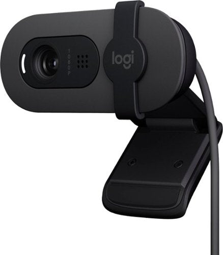 Logitech - Brio 100 1080p Full HD Webcam for Meetings and Streaming - Graphite