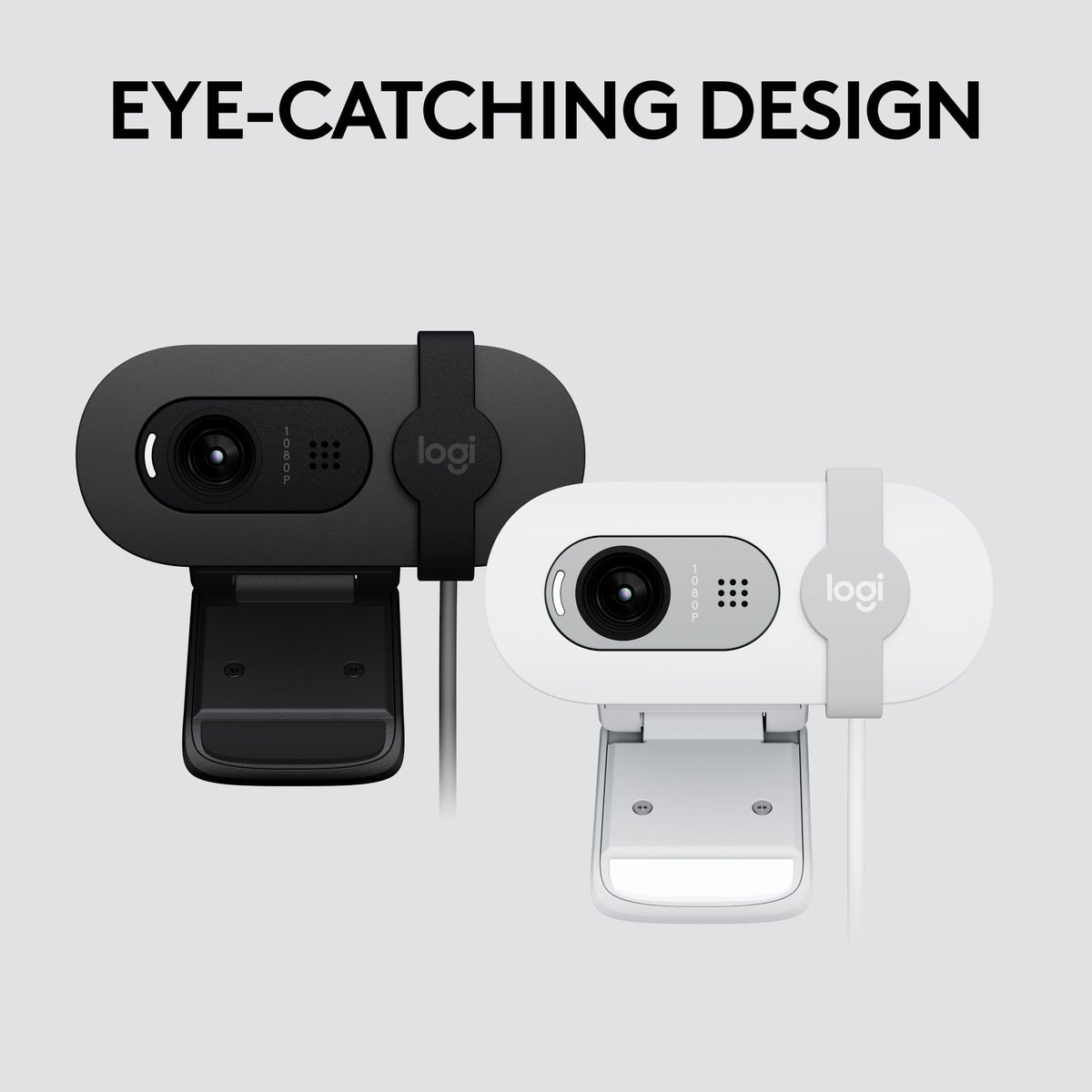 Logitech - Brio 100 1080p Full HD Webcam for Meetings and Streaming - Graphite
