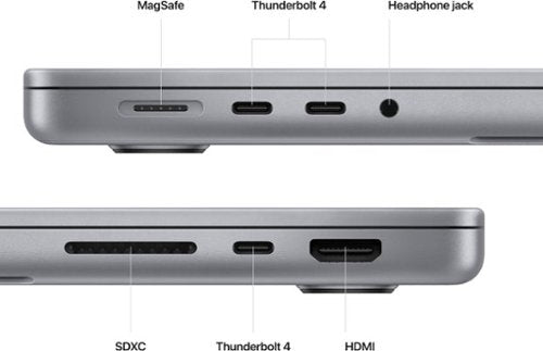 Apple - Geek Squad Certified Refurbished MacBook Pro 14" Laptop - M2 Pro chip - 16GB Memory - 512GB SSD - Space Gray