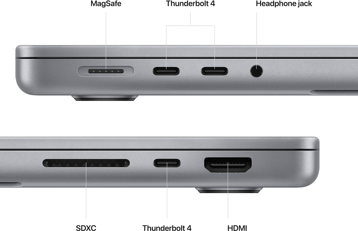 Apple - Geek Squad Certified Refurbished MacBook Pro 14" Laptop - M2 Pro chip - 16GB Memory - 512GB SSD - Space Gray