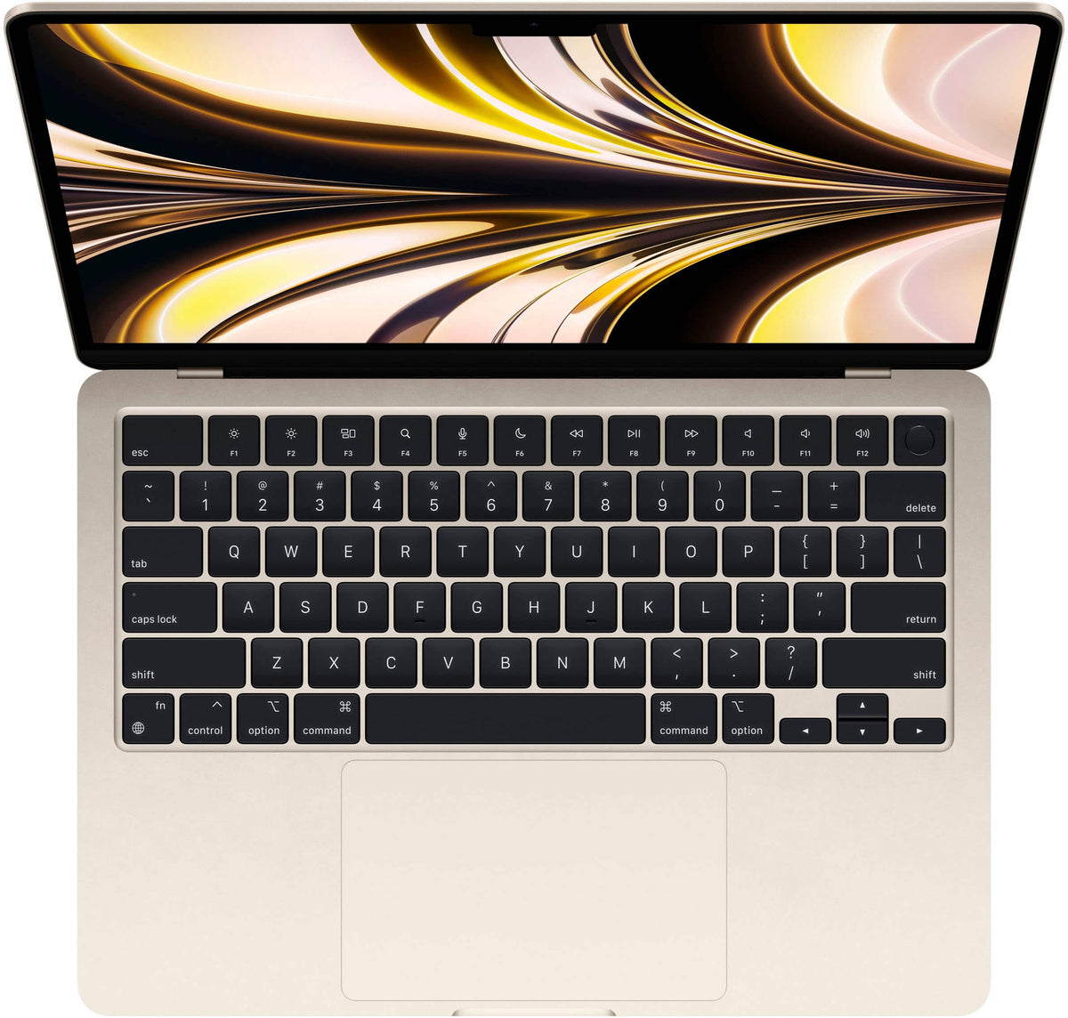 Geek Squad Certified Refurbished MacBook Air 13.6" Laptop - Apple M2 chip - 8GB Memory - 256GB SSD - Starlight