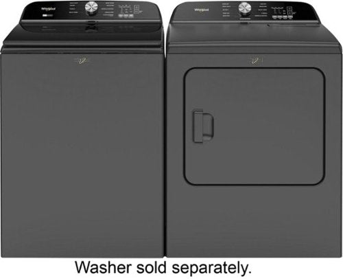 7.0 Cu. Ft. Whirlpool Electric Dryer with Moisture Sensor - Volcano Black