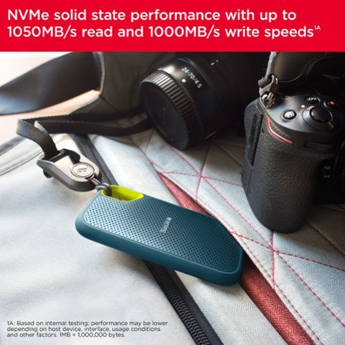 SANDISK - Extreme Portable 2TB External USB-C NVMe SSD - Monterey