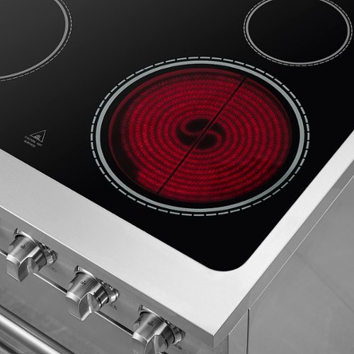 Forno Appliances - 30 in. Wide 4 Elements Galiano Alta Qualita 4.32 Cu. Ft. Freestanding Electric Range with True Convection Oven - Stainless Steel