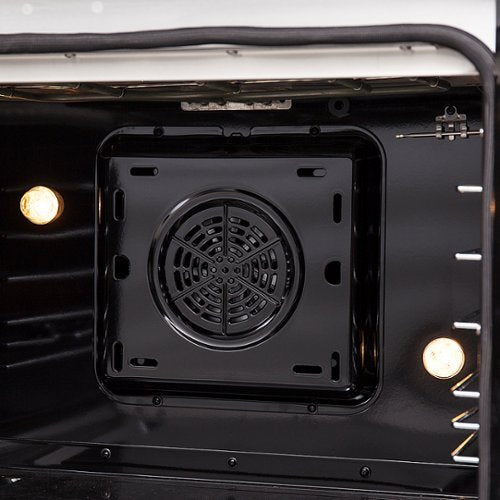Forno Appliances - 30 in. Wide 4 Elements Galiano Alta Qualita 4.32 Cu.Ft. Freestanding Electric Range w\ French Doors and True Convection - Stainless Steel