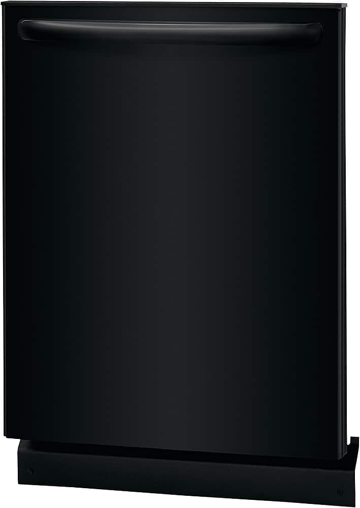 Frigidaire - 24" Top Control Built-In Plastic Tub Dishwasher with MaxDry 52 dBA - Black