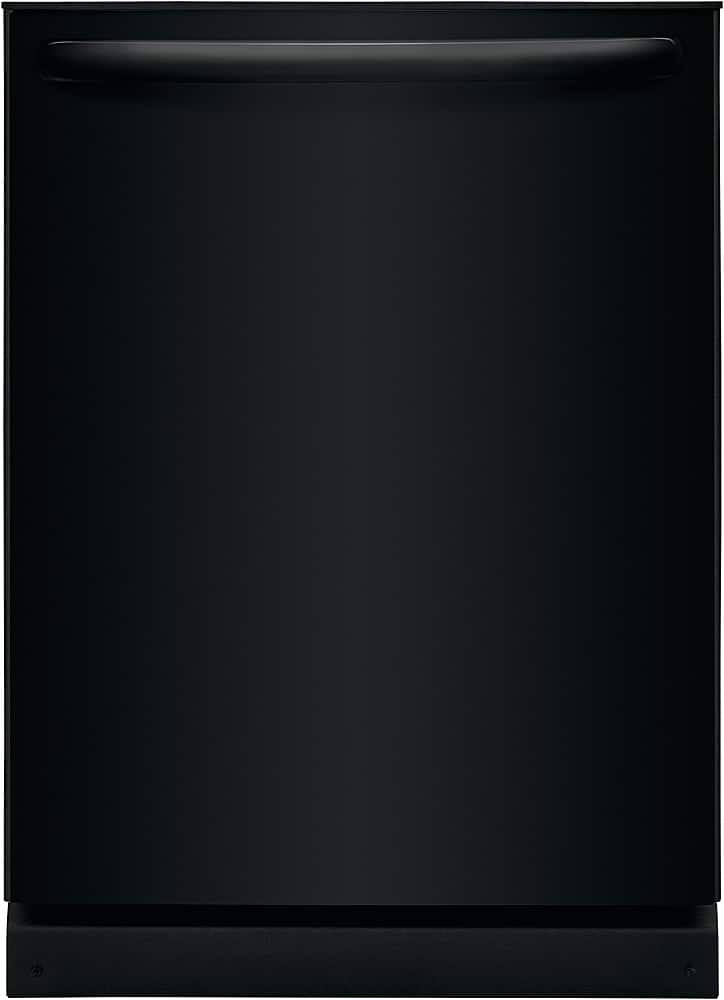 Frigidaire - 24" Top Control Built-In Plastic Tub Dishwasher with MaxDry 52 dBA - Black