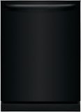 Frigidaire - 24" Top Control Built-In Plastic Tub Dishwasher with MaxDry 52 dBA - Black