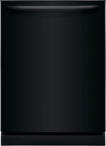Frigidaire - 24" Top Control Built-In Plastic Tub Dishwasher with MaxDry 52 dBA - Black