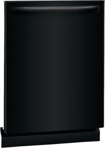 Frigidaire - 24" Top Control Built-In Plastic Tub Dishwasher with MaxDry 52 dBA - Black