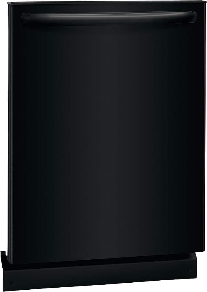 Frigidaire - 24" Top Control Built-In Plastic Tub Dishwasher with MaxDry 52 dBA - Black
