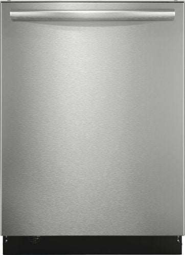 Frigidaire - Gallery 24" Top Control Built-In Stainless Steel Tub Dishwasher with Third Rack, CleanBoost Technology, and 47 dBA - Stainless Steel