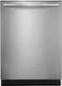 Frigidaire - Gallery 24" Top Control Built-In Stainless Steel Tub Dishwasher with Third Rack, CleanBoost Technology, and 47 dBA - Stainless Steel