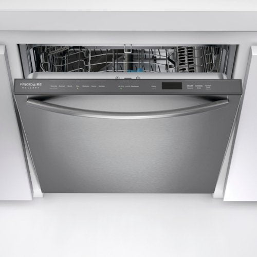 Frigidaire - Gallery 24" Top Control Built-In Stainless Steel Tub Dishwasher with Third Rack, CleanBoost Technology, and 47 dBA - Stainless Steel