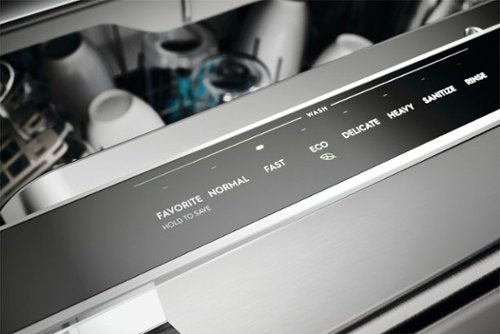 Frigidaire - Gallery 24" Top Control Built-In Stainless Steel Tub Dishwasher with Third Rack, CleanBoost Technology, and 47 dBA - Stainless Steel