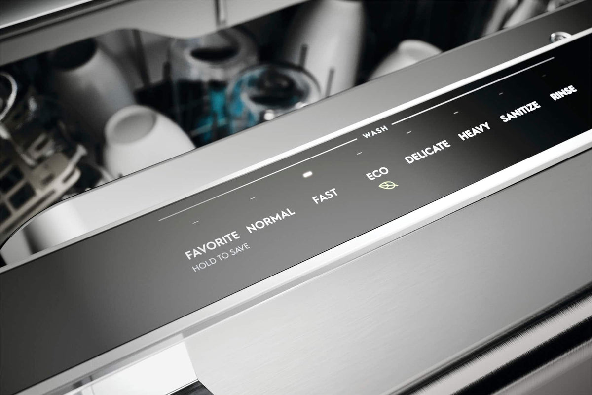 Frigidaire - Gallery 24" Top Control Built-In Stainless Steel Tub Dishwasher with Third Rack, CleanBoost Technology, and 47 dBA - Stainless Steel