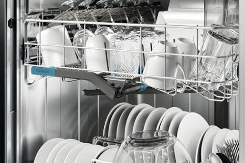 Frigidaire - Gallery 24" Top Control Built-In Stainless Steel Tub Dishwasher with Third Rack, CleanBoost Technology, and 47 dBA - Stainless Steel