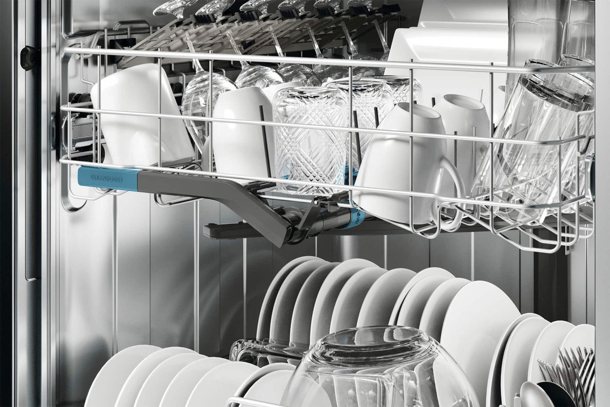 Frigidaire - Gallery 24" Top Control Built-In Stainless Steel Tub Dishwasher with Third Rack, CleanBoost Technology, and 47 dBA - Stainless Steel