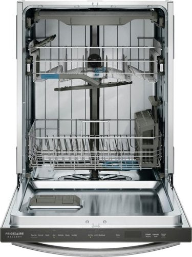 Frigidaire - Gallery 24" Top Control Built-In Stainless Steel Tub Dishwasher with Third Rack, CleanBoost Technology, and 47 dBA - Stainless Steel